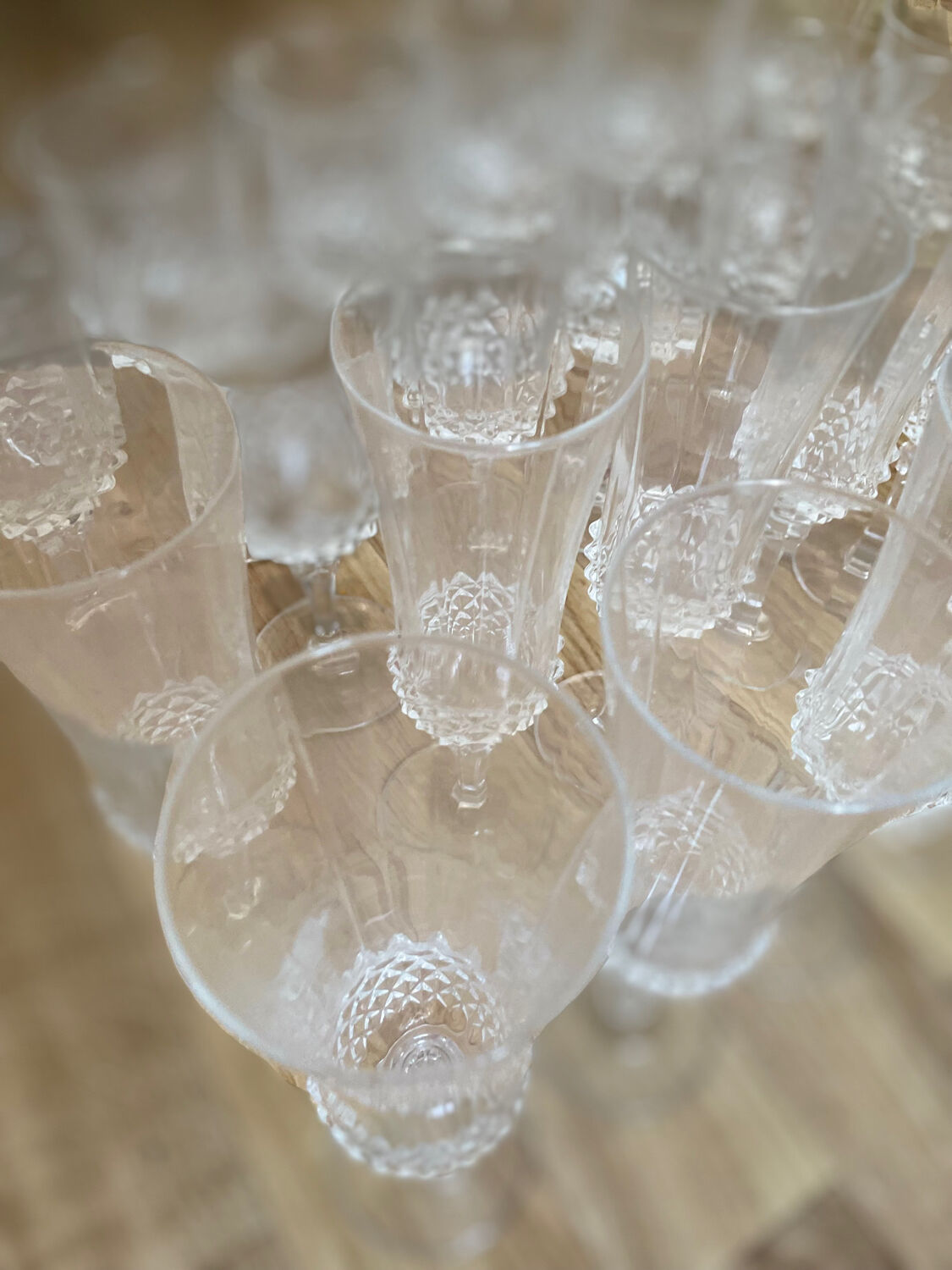 Crystal glass from France 50s/70s