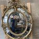 Oval mirror in the Napoleon III style