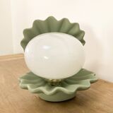Ceramic shell lamp from the 70s/80s.