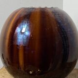 Art Deco Terracotta Spherical Vase by Albert Hellies