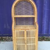 Pomaré-style wicker shelf "Emmanuelle"