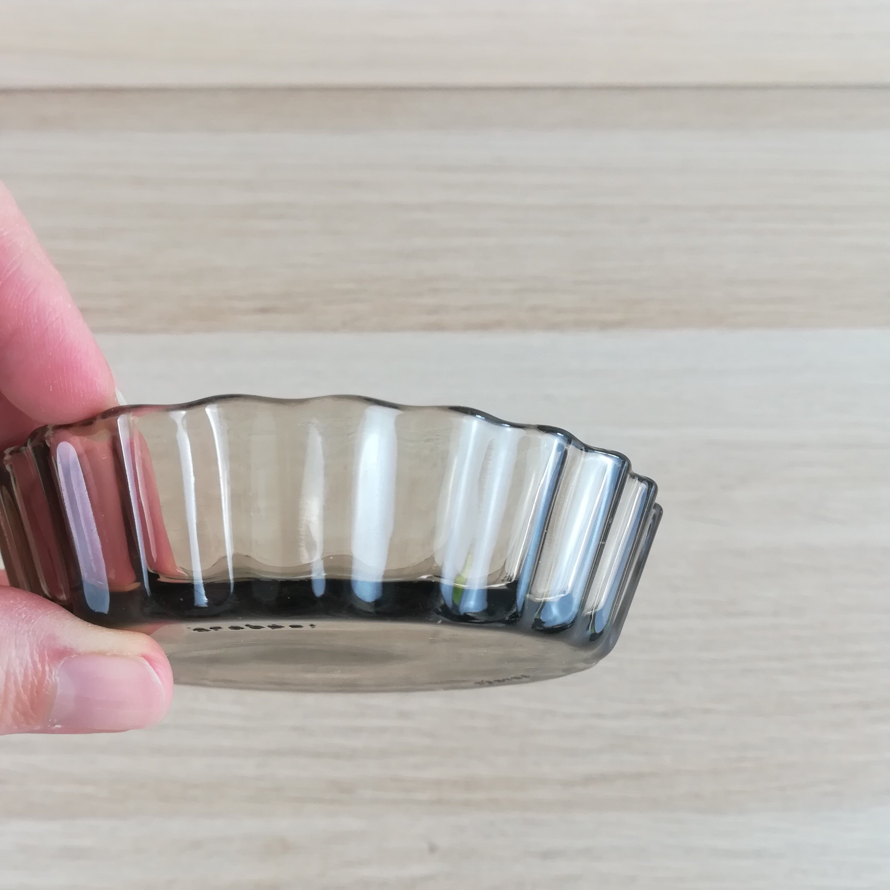 Arcopal smoked glass tart dishes