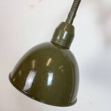 Green Industrial Military Gooseneck Scissor Wall Lamp from Elektroinstala,
