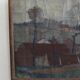 Wabi sabi landscape painting | Oil on canvas | 1920s | Belgium