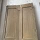 Trio of shutters louvers patina blue gray