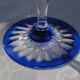 Cristal d'Arques - 6 Verres à eau modèle Valse bleue - Cristal double couche