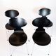 Ant chairs, model 3101, designed by Arne Jacobsen in 1952