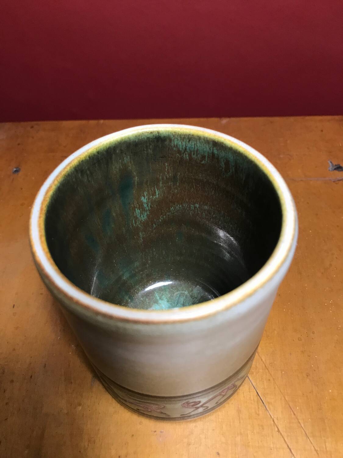 Rene Morel ceramic mug 1969