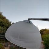 Chrome arc floor lamp