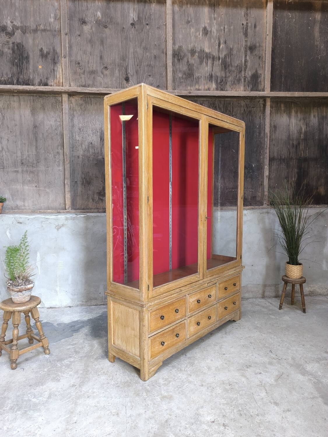 1950s trade furniture display case