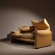 Leather Seating Group ‚Maralunga‘ by Vico Magistretti for Cassina