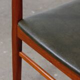 Vintage Teak Stuhl Danish Mid Century Kjærnulf Design 60er