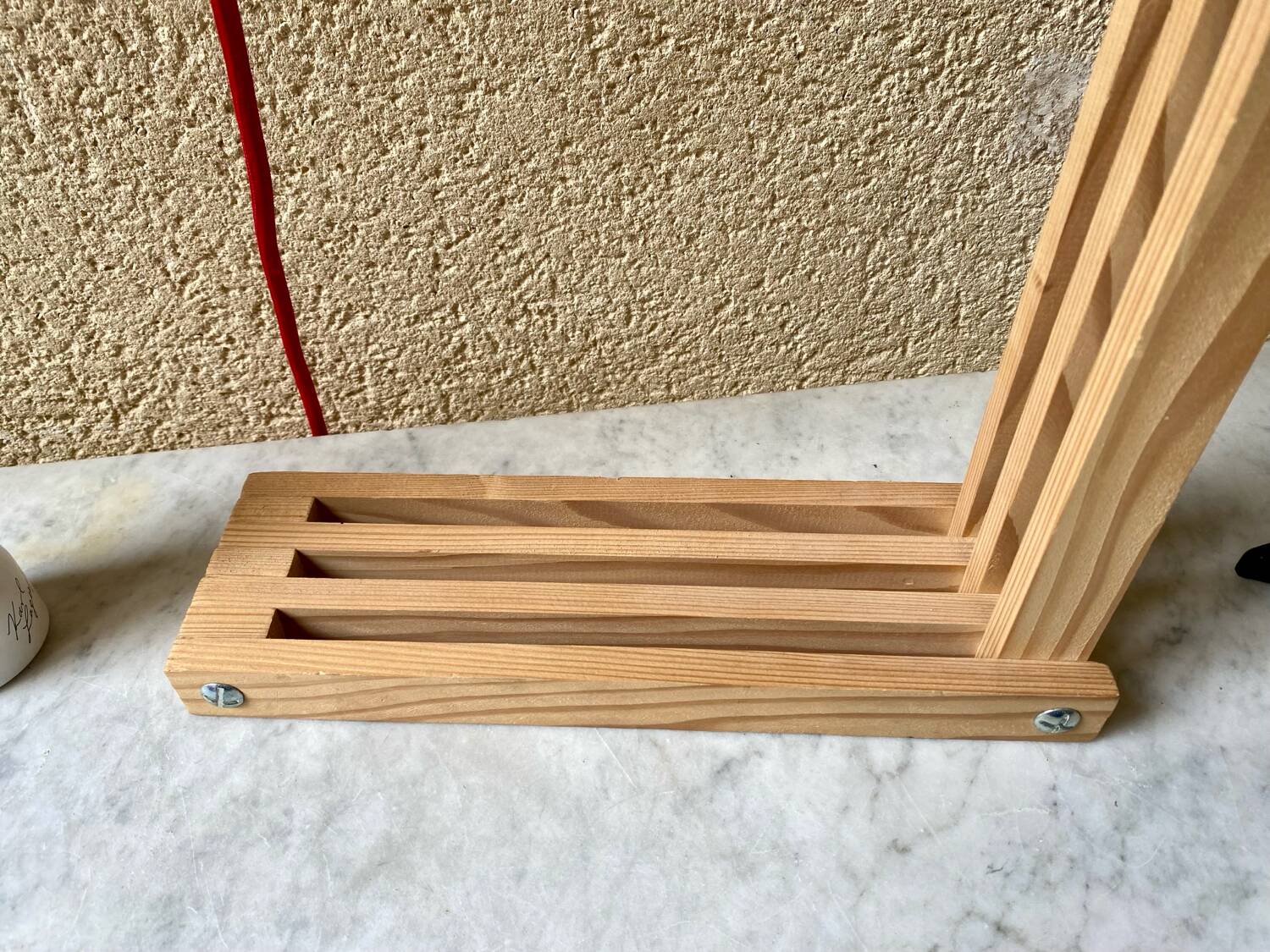 Accordion lamp, vintage Scandinavian design from the 90s, modernist design.