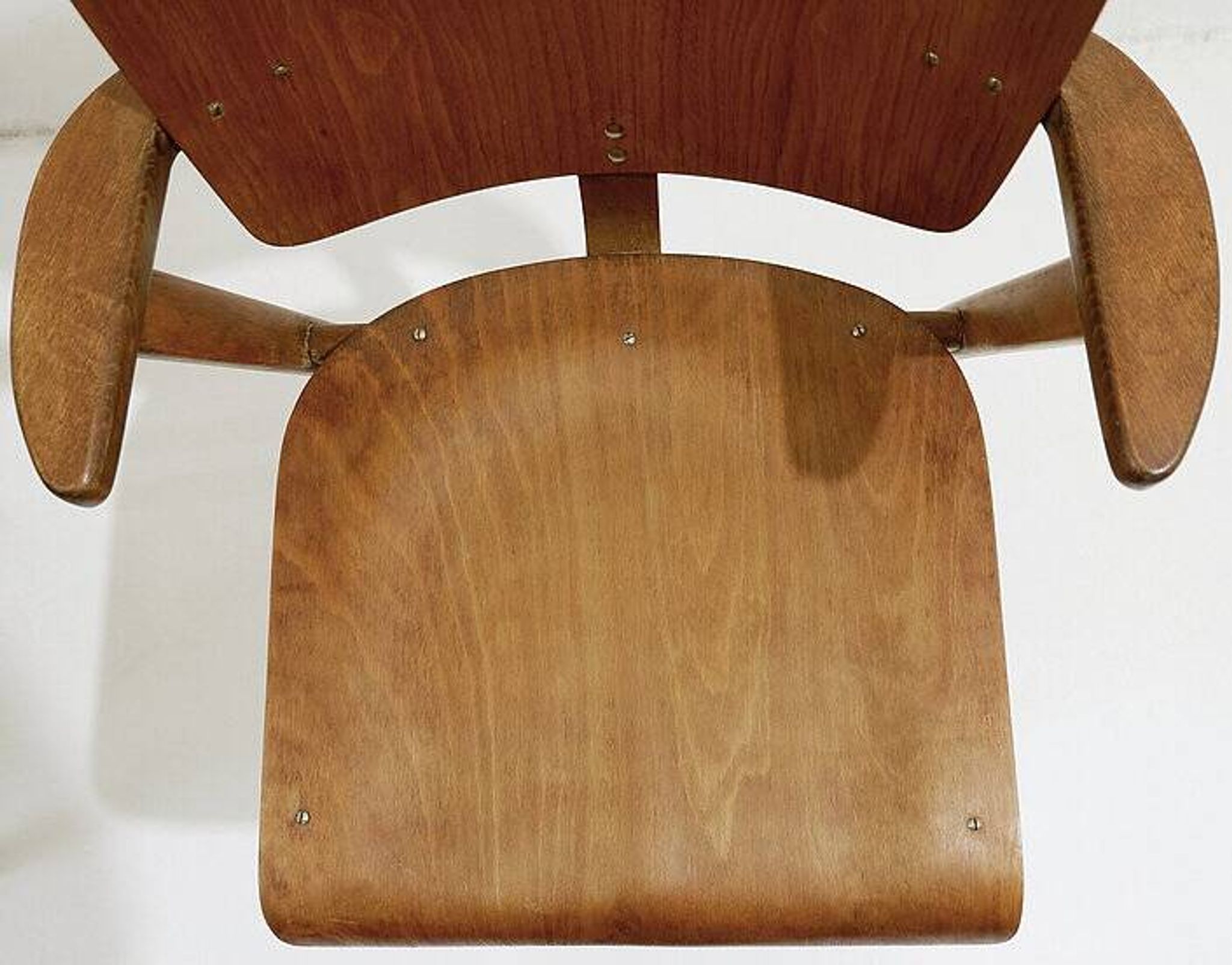 Pair of Mid-century plywood beech chairs - Ilmari Tapiovaara style plywood Chairs