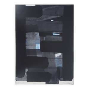 Pierre SOULAGES : Gouache - papier
