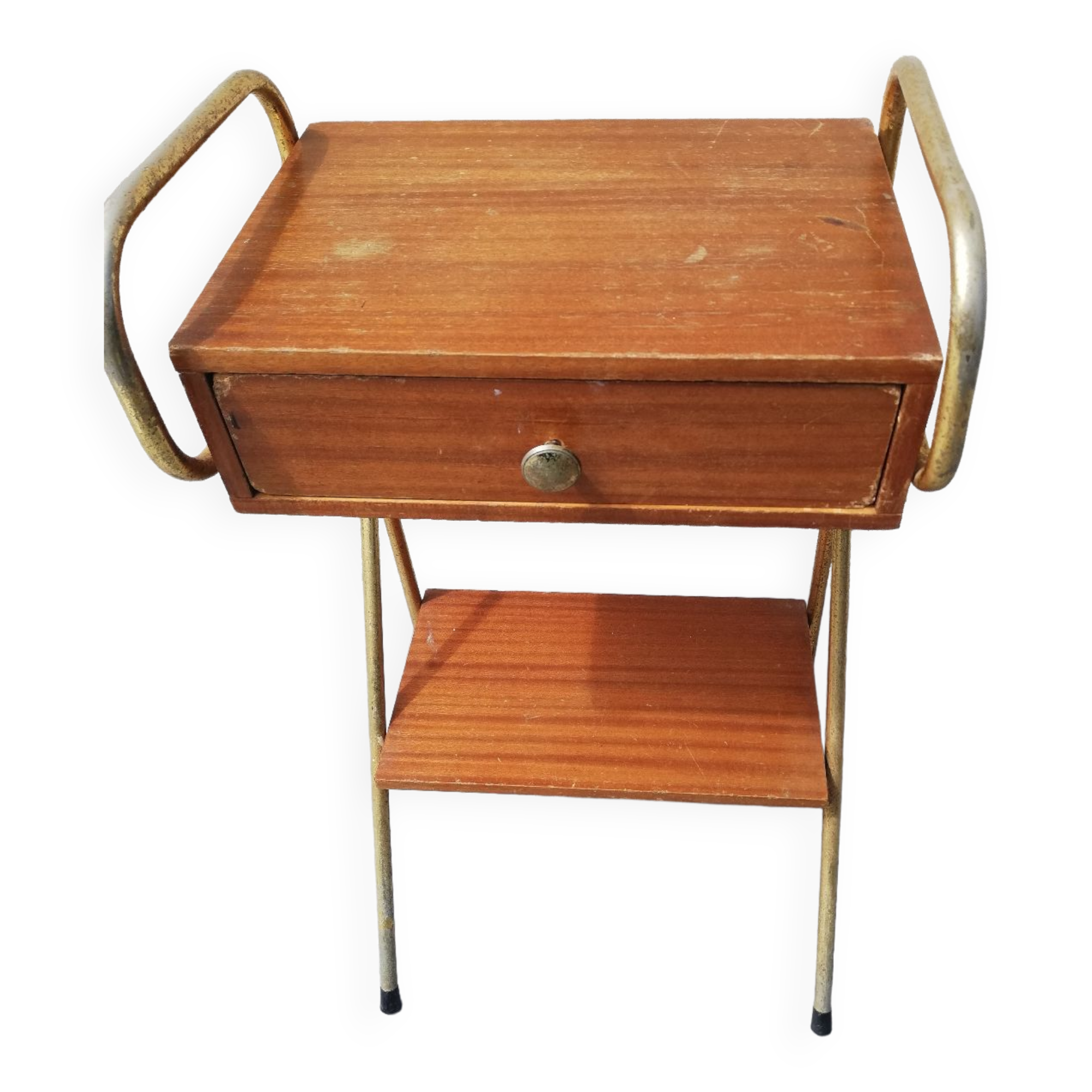 Side table, vintage bedside table