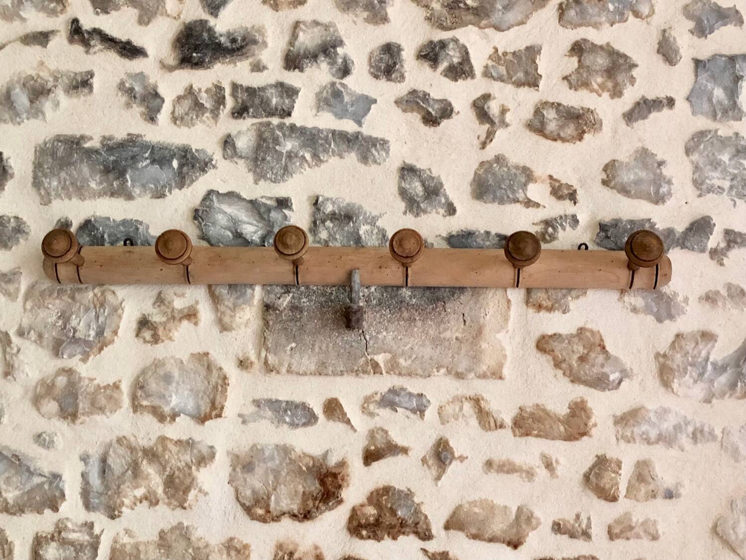 Wooden coat hooks from the 1930s