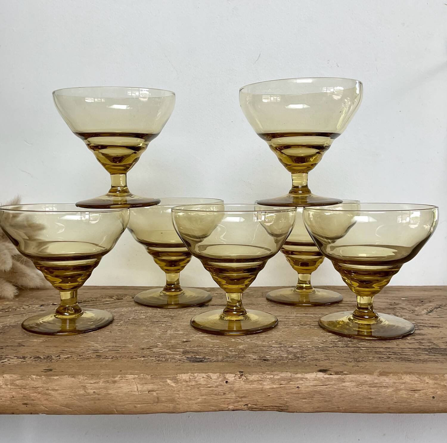 7 Art Deco cups