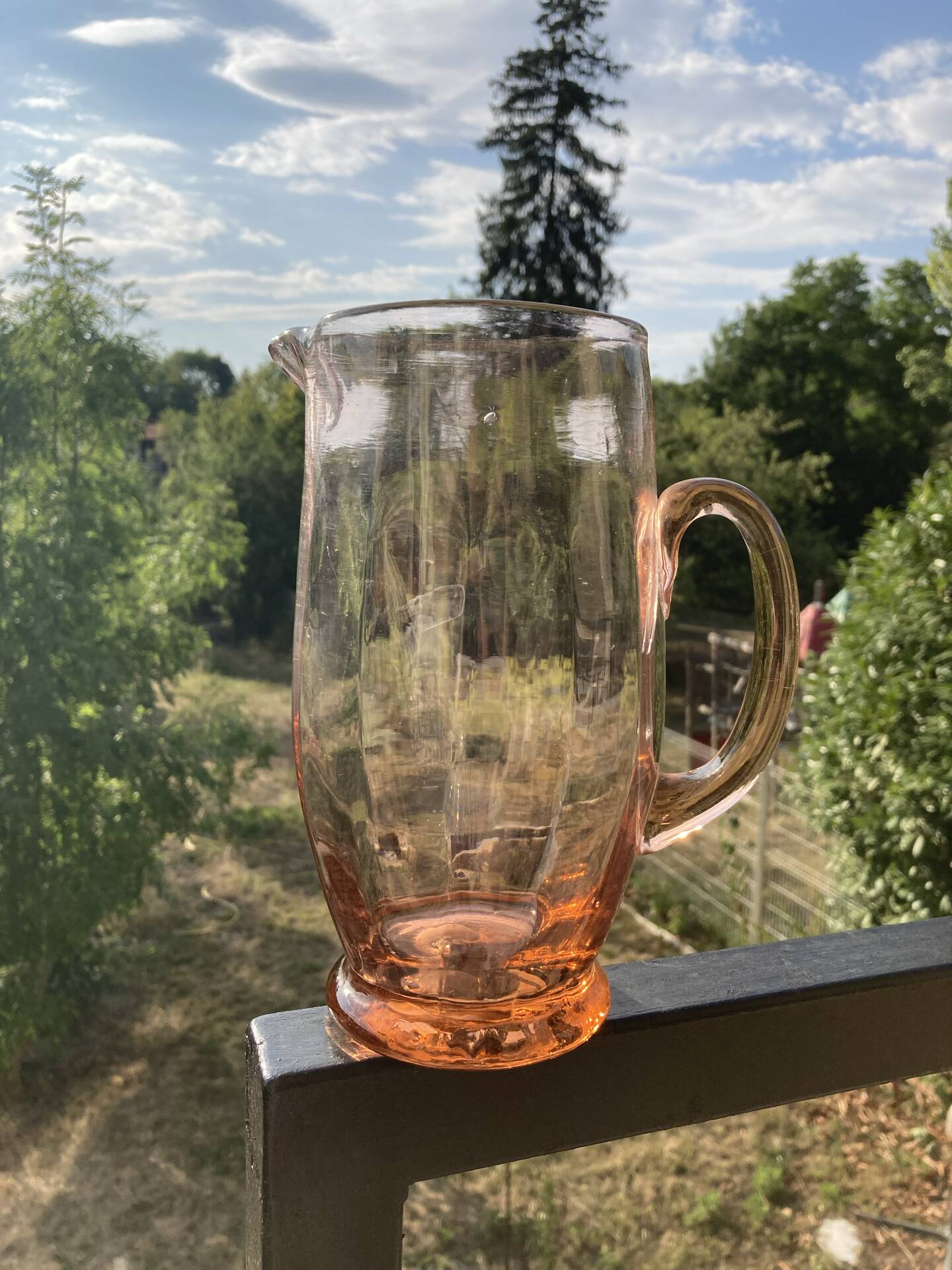 Service of orangeade in antique Rosaline.