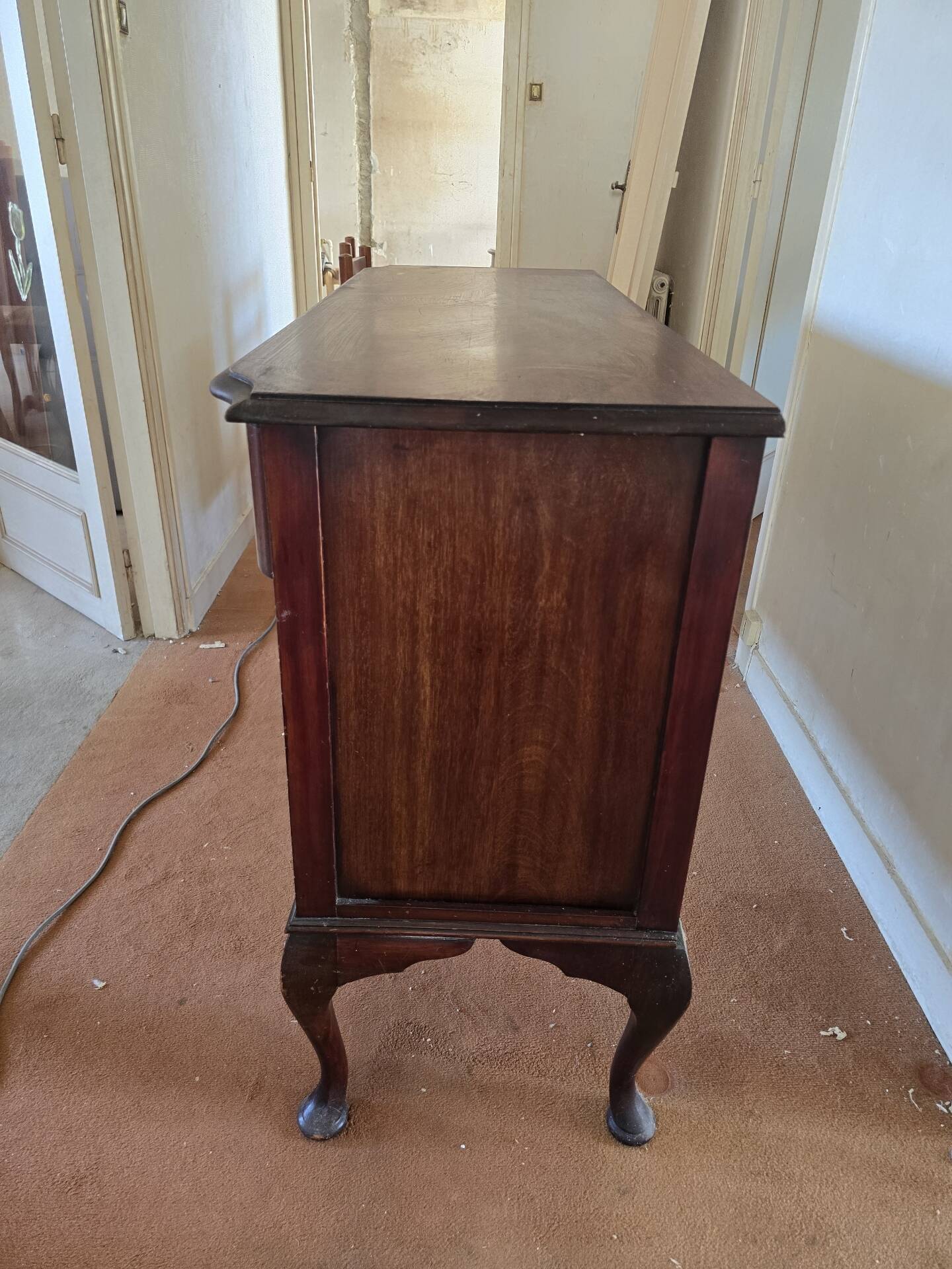 Old wooden sideboard