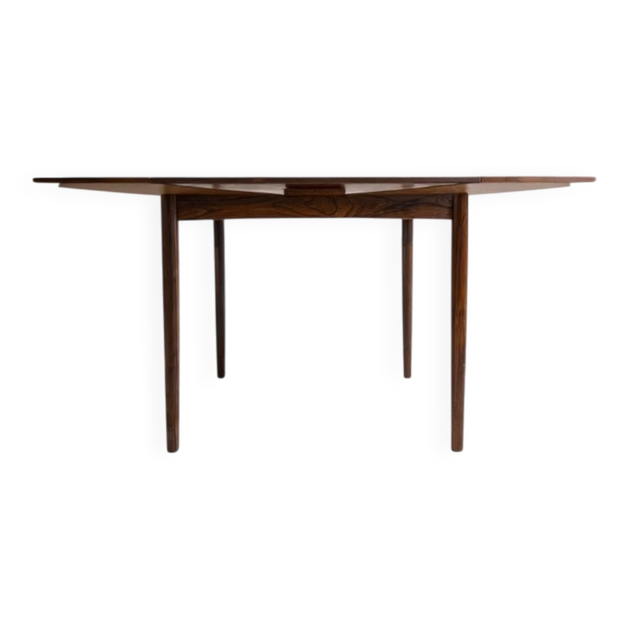 Scandinavian square extendable dining table by Poul Hundevad for Hundevad & Co., 1970s.