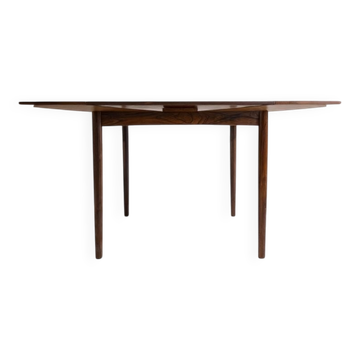 Table à manger extensible carrée scandinave par Poul Hundevad pour Hundevad & Co., années 1970