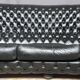 Canapé Chesterfield. Cuir.