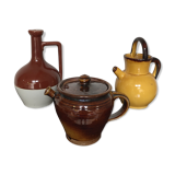 Lot of three vintage pitchers
