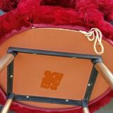 Paire chaises moumoutes Pelfran 1970