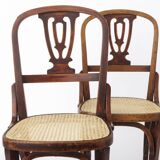 Set of 2 Vintage Bentwood Dining Chairs | Austria 1930s–50s | Beechwood