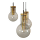 Rare Trio de lampes suspendues "Maxi Globe Lighting" par RAAK Amsterdam, années 1960