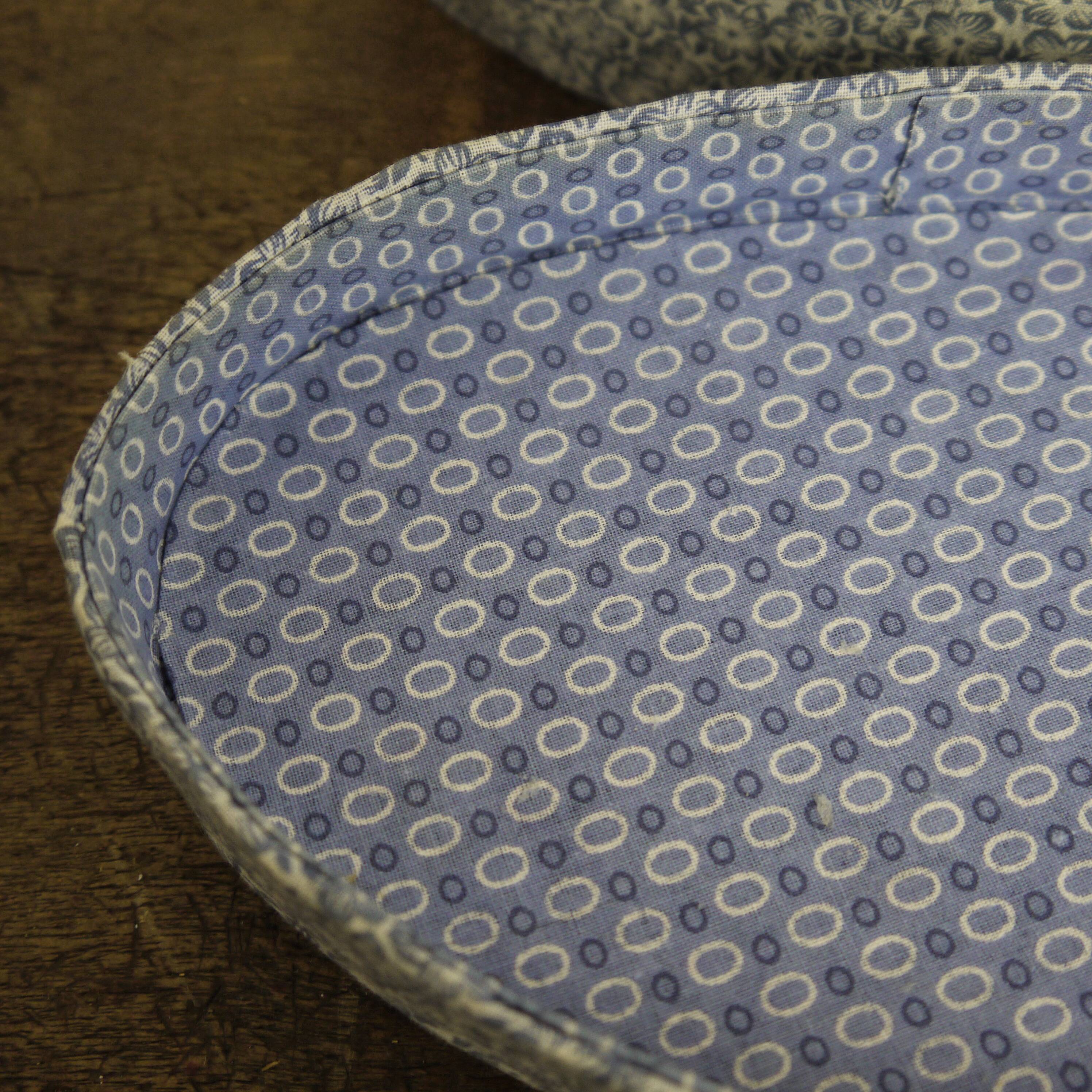 Blue cloth box