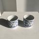Set of 2 Scandinavian liqueur glasses or cups