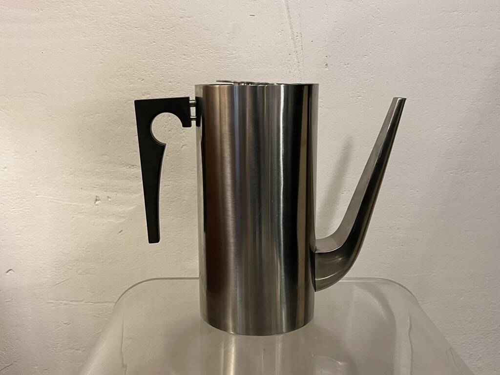 Arne Jacobsen Cylinda Jug Stelton 60s Vintage Stainless Steel