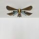 Golden Italian Flush lamp