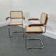 Vintage in style Cesca Chairs by Marcel Breuer, Italy, 1980s, Set of 2