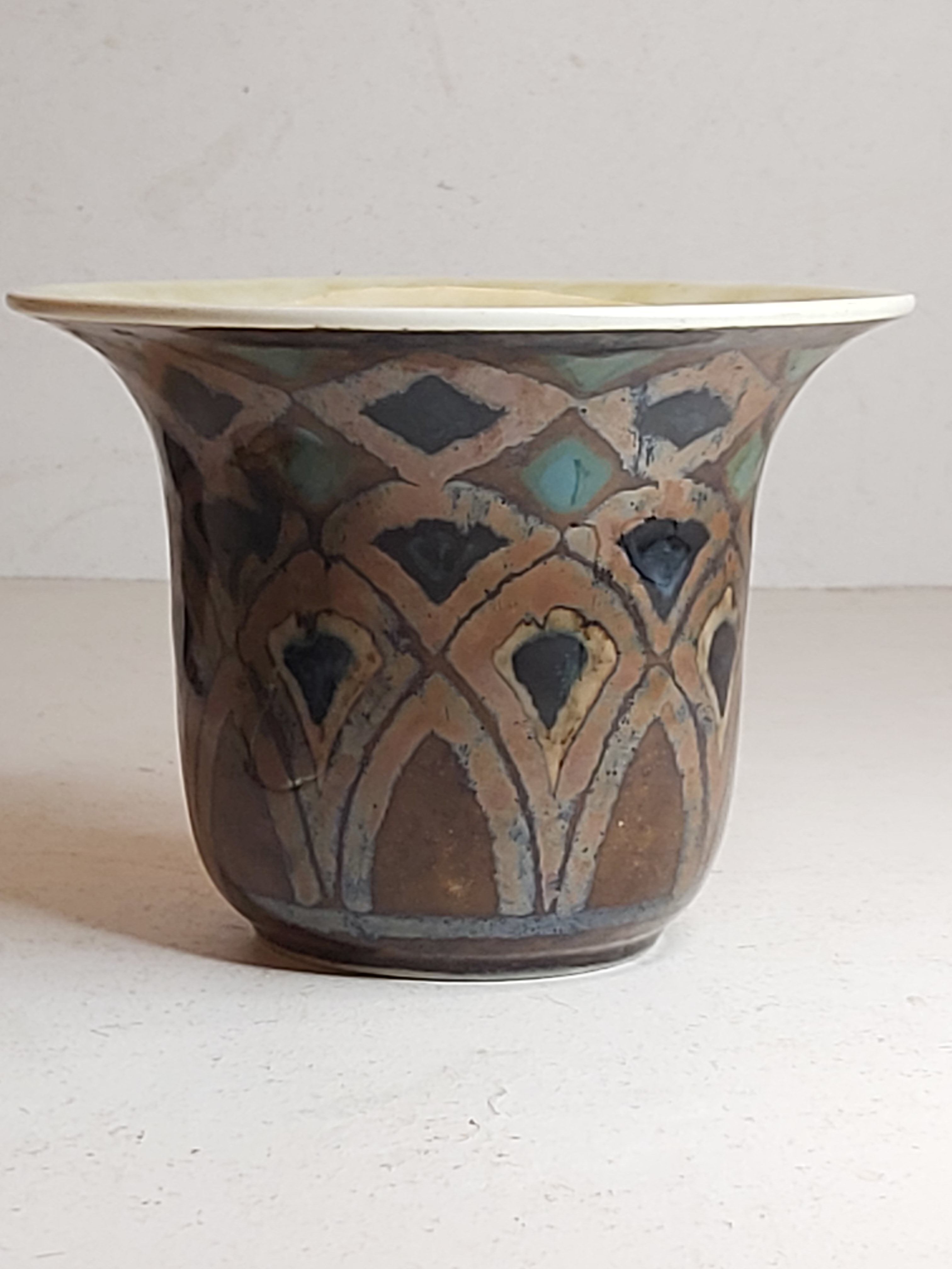 Coupe "Dakar" Camille Tharaud porcelain Limoges