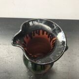 Former vintage 70s vintage green ceramics pitcher