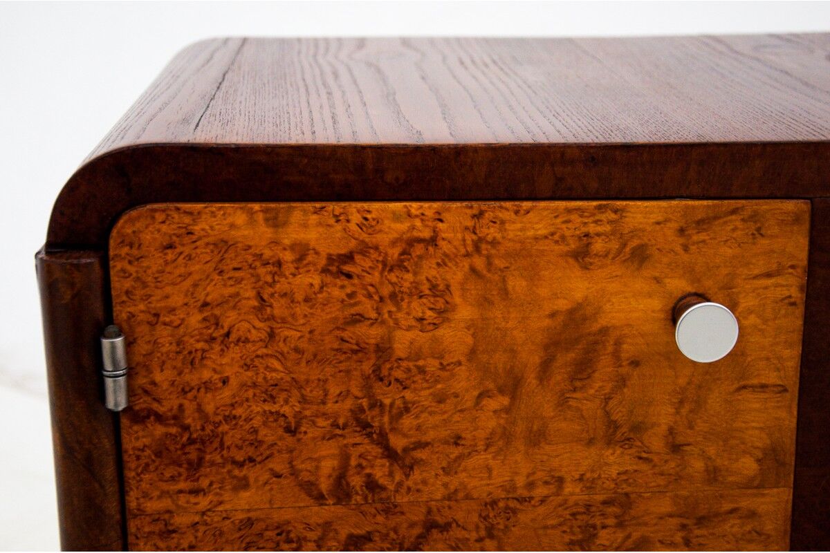 Art Deco bedside tables, Poland, 1940