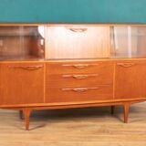 Retro Teak 1960s Jentique Classic Highboard Sideboard