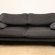 “Maralunga” sofa by Vico Magistretti for Cassina in tweed