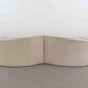 BRETZ Eves Island Creme, 4-Seater Sofa in Leather