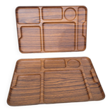 Pair of vintage Caleppio trays Italy 1970s