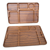 Pair of vintage Caleppio trays Italy 1970s