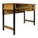 Vintage desk in modernist style made of wood.