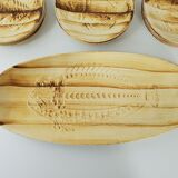 13-piece vintage fish service 1970