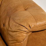 Modular leather sofa, set of 3