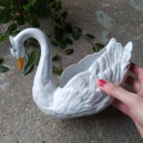 White Swan Cache Pot / Vase