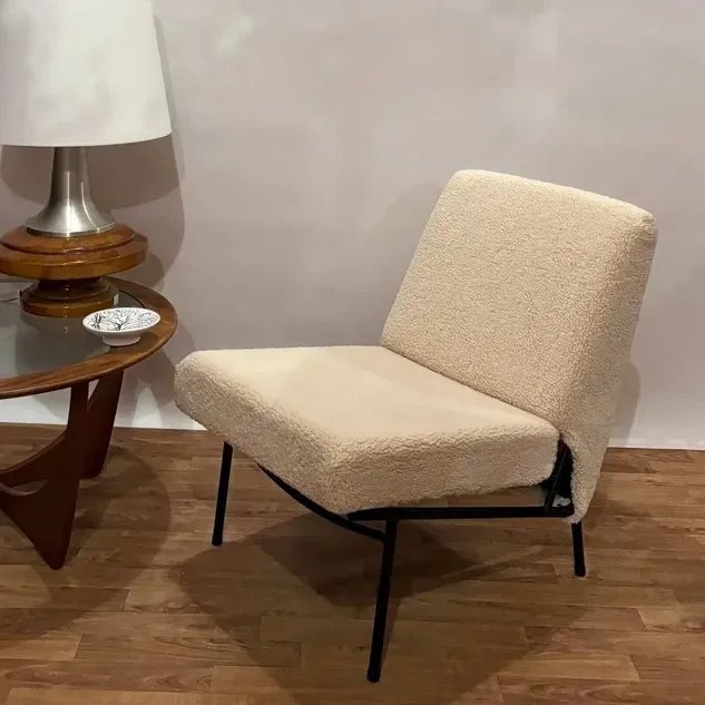 Pierre Guariche's armchairs for Steiner reupholstered.