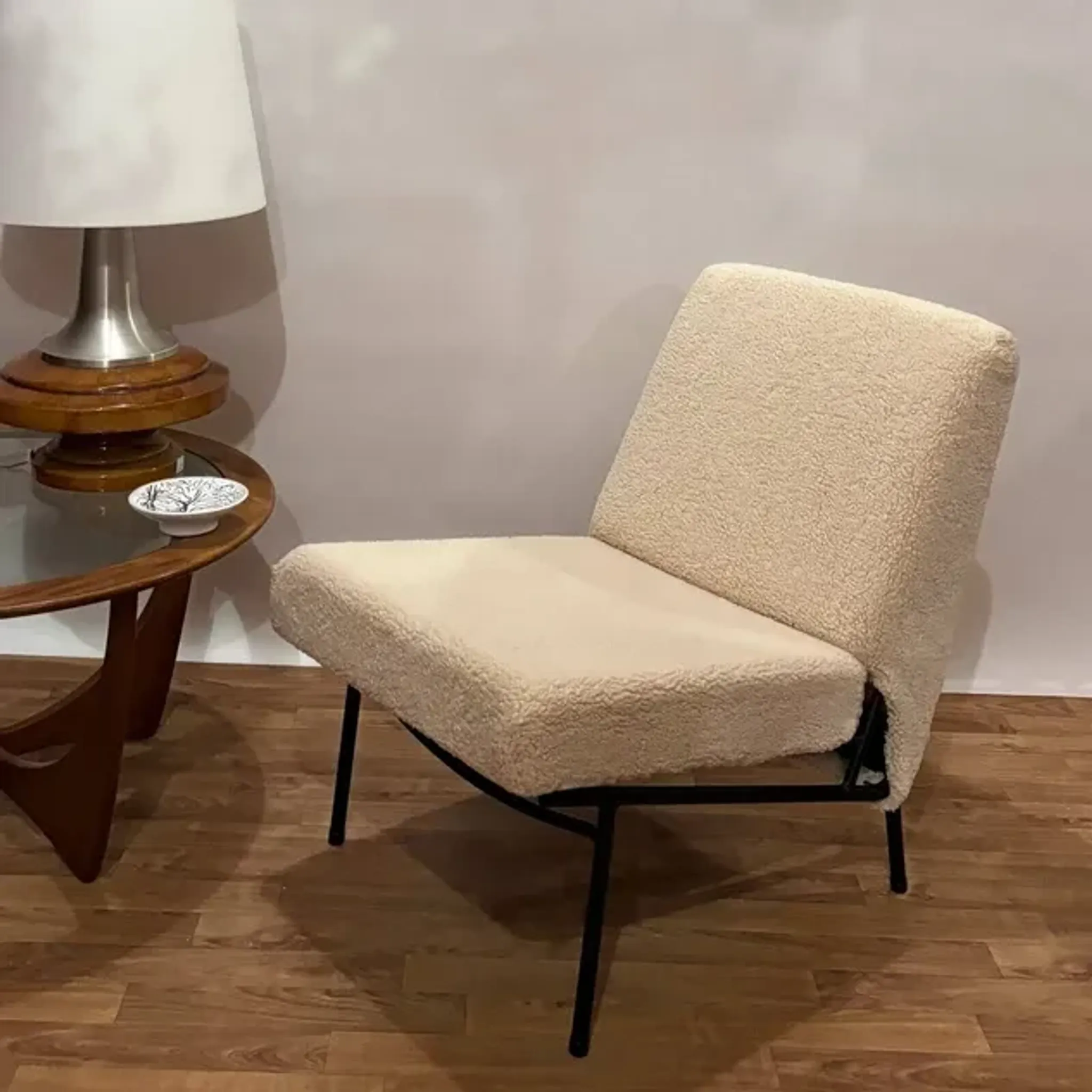 Pierre Guariche's armchairs for Steiner reupholstered.